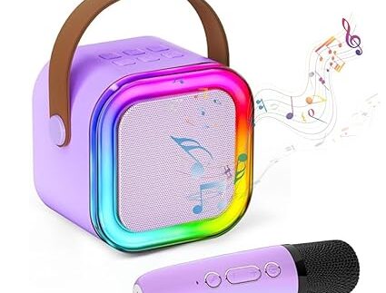 Bluetooth Speaker with Mini Wireless Karaoke Mic